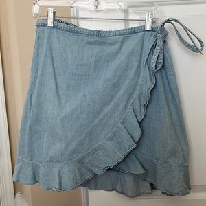 J Crew Denim Skirt